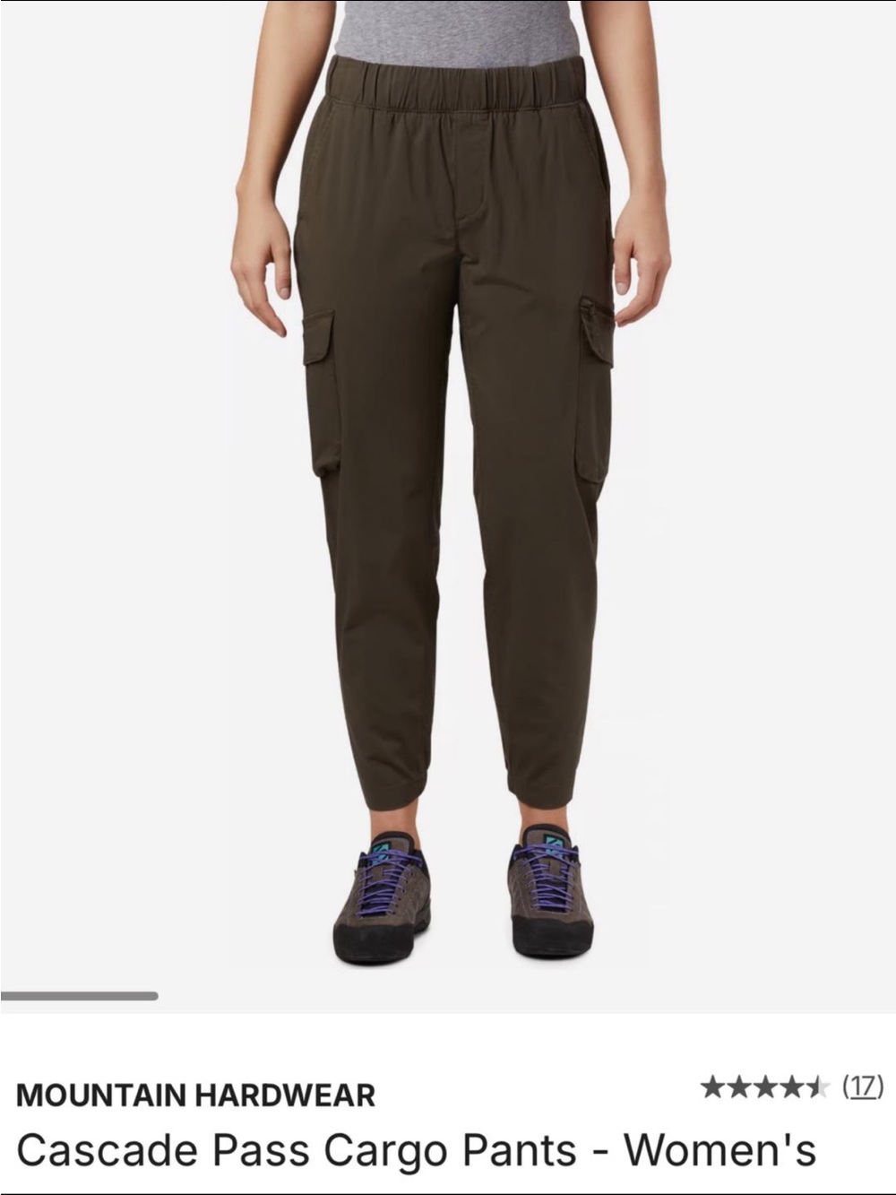 cascade pass cargo pant - size medium